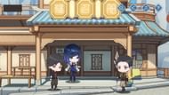 Yelan, the suspect, and the Millelith soldier (Image via HoYoverse)